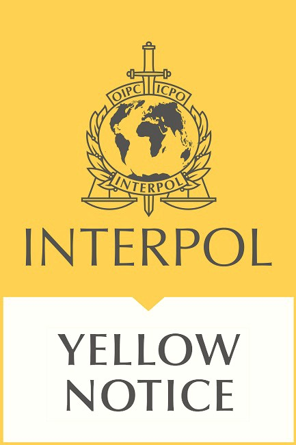 INTERPOL Yellow Notice – International alert for locating missing persons and identifying individuals - INTERPOL Legal Assistance