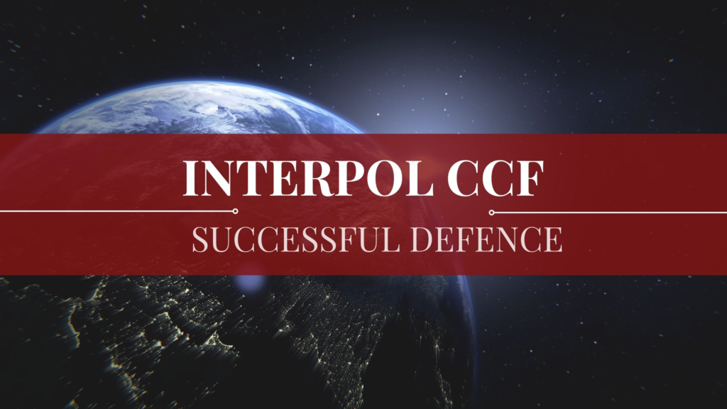 Interpol Ccf - Successful Defence | Interpol Red Notice Track INTERPOL CCF - Successful Defence